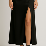 Vestido V-Cuello Flowy Elina