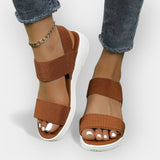 Sandalias elásticas cómodas