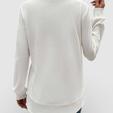 Ana™ | Camiseta lisa de manga larga esencial