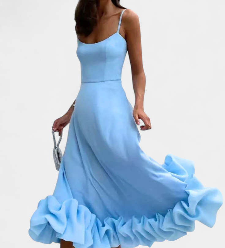 Vestido Maxi Fluyente Sela