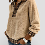 Lara™ | Jersey con detalle de cuadros
