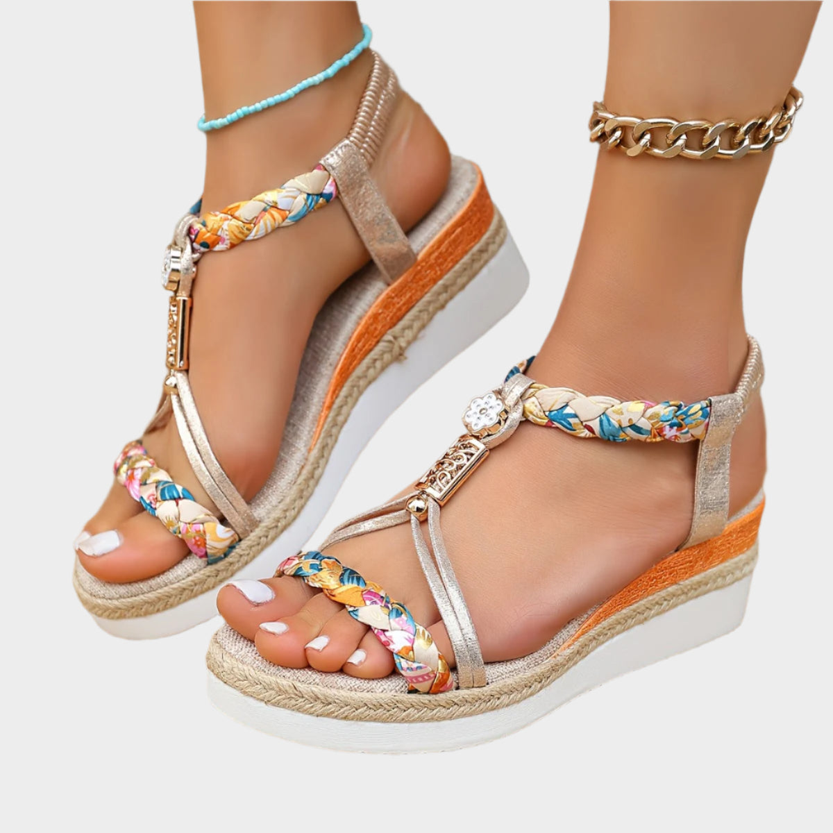 Sandalias con suela cómoda y plataforma