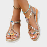 Sandalias con suela cómoda y plataforma