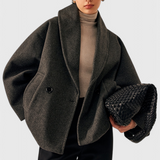 Helena Abrigo de Tweed Oversized