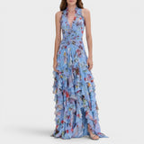 Natalia™ | Vestido maxi halter elegante