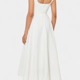 Vestido Midi A-Line Mary Sin Mangas