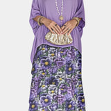 Vestido Maxi Batwing Caroline con Estampado
