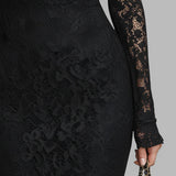 Florentina™ | Vestido maxi negro elegante