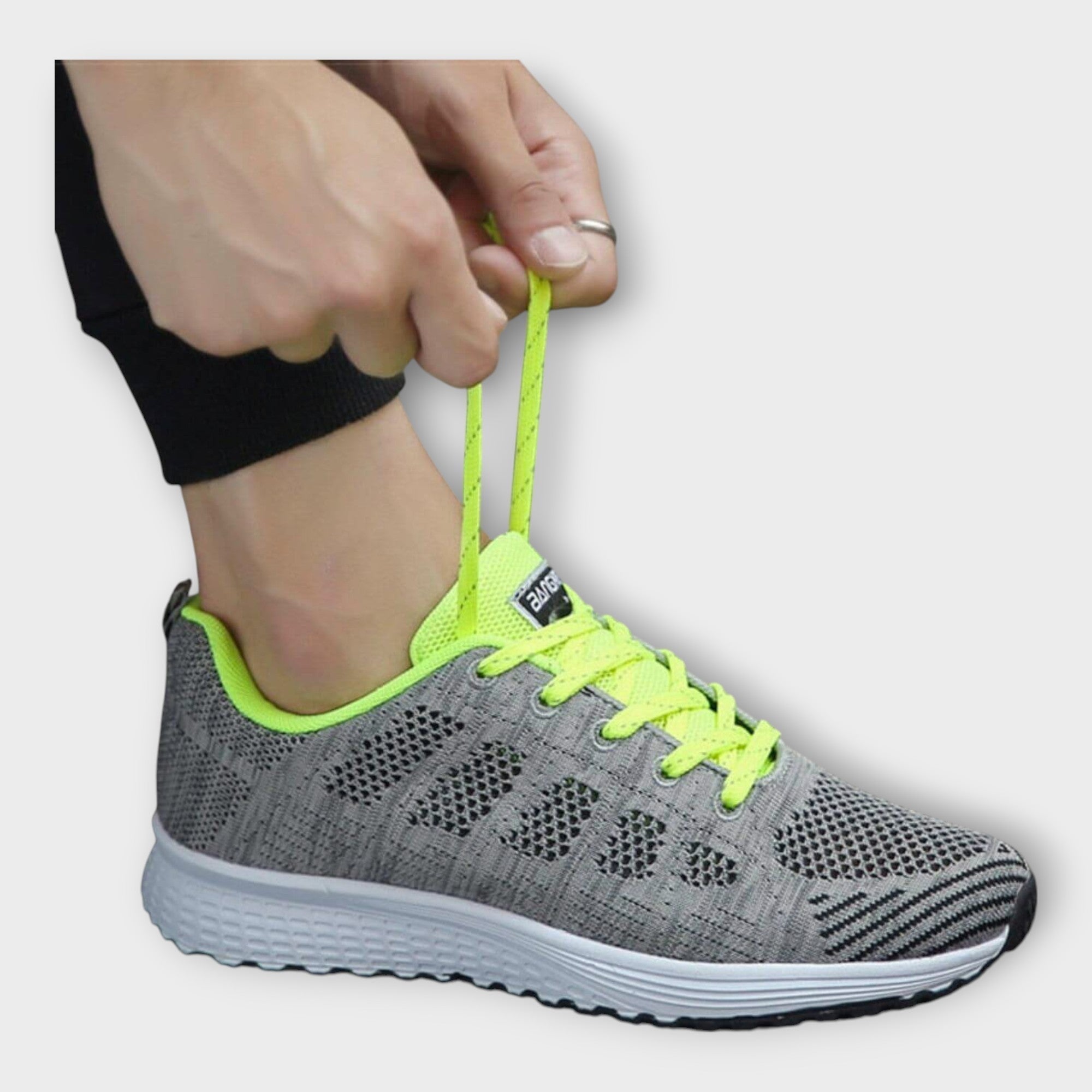 Zapatillas deportivas de punto con suela antideslizante