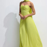 Aurelina™ | Vestido Maxi Plisado Sin Tirantes