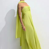 Aurelina™ | Vestido Maxi Plisado Sin Tirantes