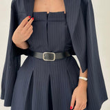 Lidia | Conjunto de Bustier + Chaqueta para Damas – Estilo Elegante y Moderno