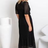 Ana™ | Vestido maxi de crochet elegante