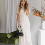 Ana™ | Vestido maxi de crochet elegante