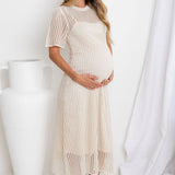Ana™ | Vestido maxi de crochet elegante