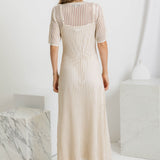 Ana™ | Vestido maxi de crochet elegante