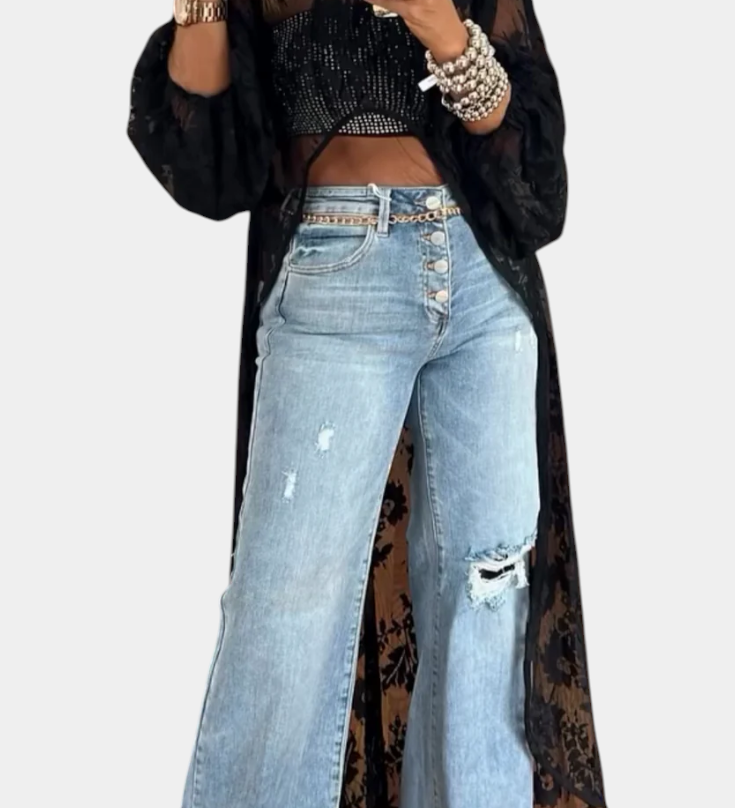 Top Maxi Encaje Nyxelle