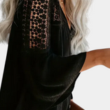 Blusa de Encaje Tejido al Sol