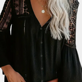 Blusa de Encaje Tejido al Sol