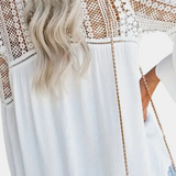 Blusa de Encaje Tejido al Sol