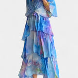Vestido Maxi Floral Acuarela Carol