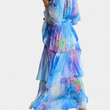 Vestido Maxi Floral Acuarela Carol