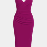Vestido Iveta Sin Tirantes y Sin Espalda