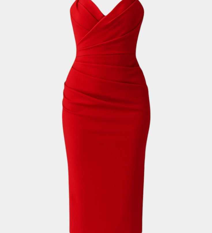 Vestido Iveta Sin Tirantes y Sin Espalda