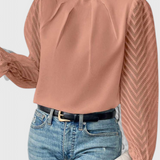 Blusa de Manga Larga Náutica Helga