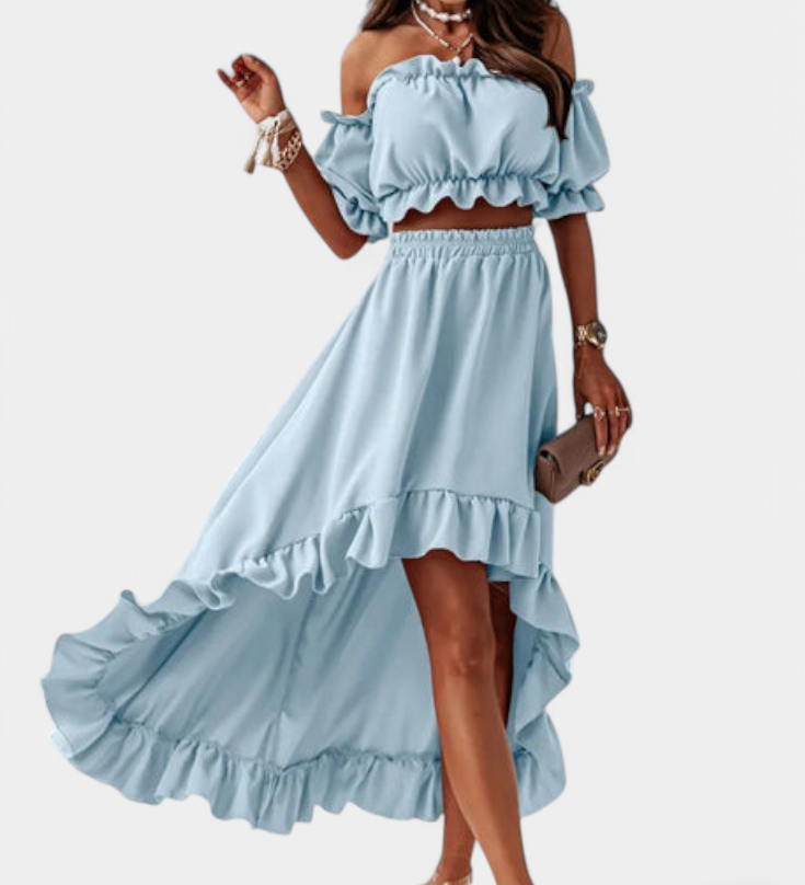 Katja | Conjunto de 2 piezas Off-Shoulder