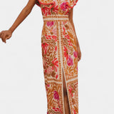 Vestido Maxi Floral Vibrante Suzanne
