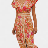 Vestido Maxi Floral Vibrante Suzanne