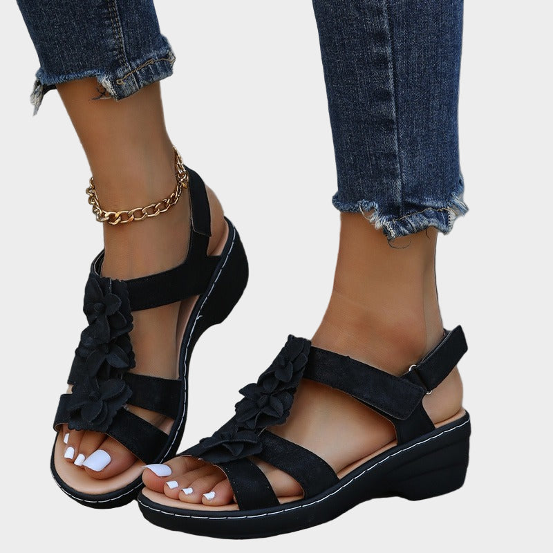Sandalias bordadas – ortopédicas