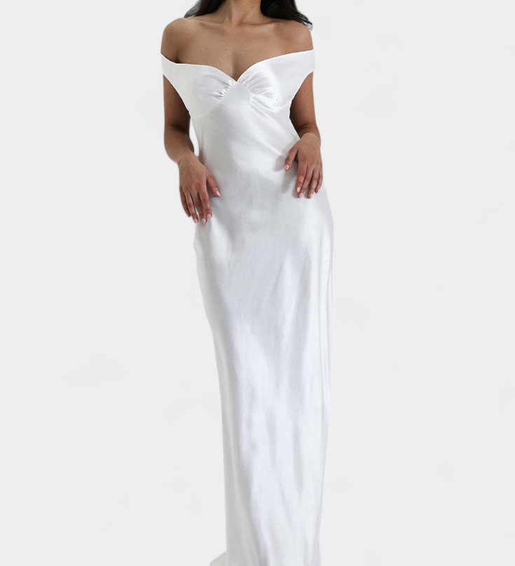 Vestido de Sirena Sin Tirantes Blerina