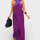 Cayetana™ | Vestido largo con escote cruzado