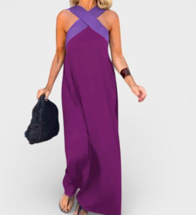 Cayetana™ | Vestido largo con escote cruzado