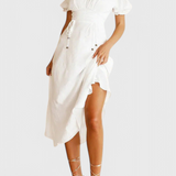 Vestido Midi Off-Shoulder Lucia