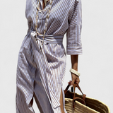 Vestido Camisero a Rayas Sherlyn Timeless