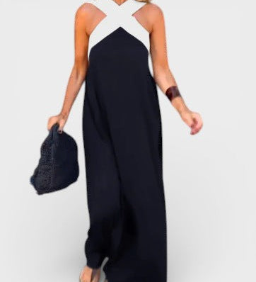 Cayetana™ | Vestido largo con escote cruzado