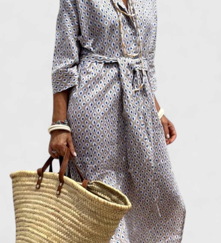 Vestido Camisero a Rayas Sherlyn Timeless