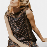 Vestido Mini Lorena Montmartre con Bufanda