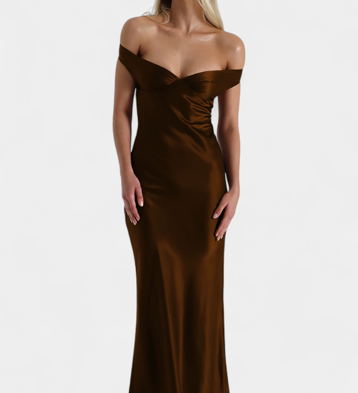 Vestido de Sirena Sin Tirantes Blerina