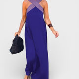 Cayetana™ | Vestido largo con escote cruzado