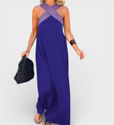 Cayetana™ | Vestido largo con escote cruzado