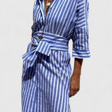 Vestido Camisero a Rayas Sherlyn Timeless