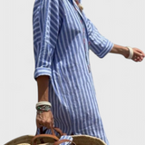 Vestido Camisero a Rayas Sherlyn Timeless
