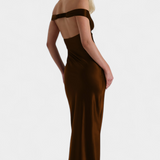 Vestido de Sirena Sin Tirantes Blerina