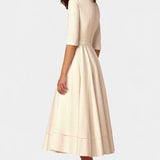 Vestido Midi A-Line Nylah Vintage Charm