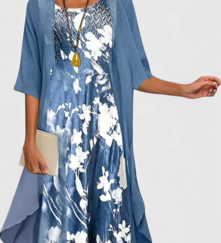 Vestido Floral Elegante Venezia
