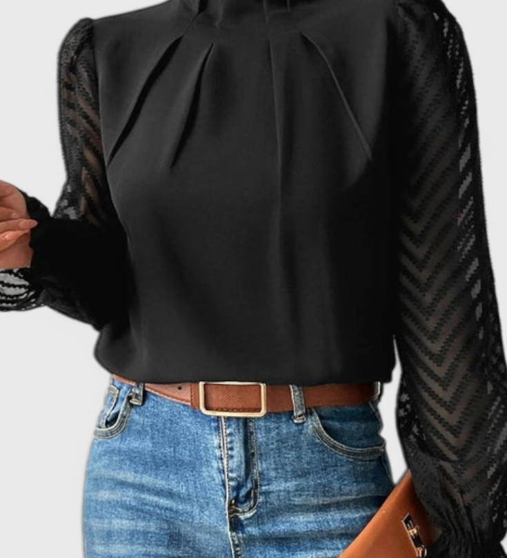 Blusa de Manga Larga Náutica Helga